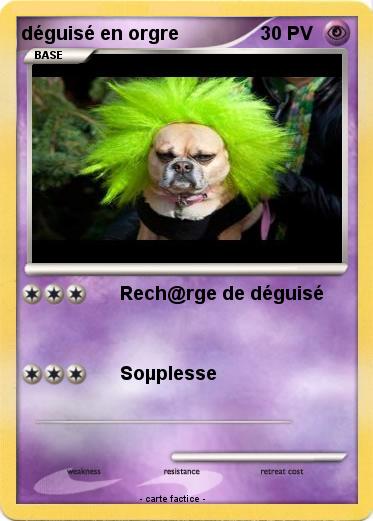 Pokemon déguisé en orgre