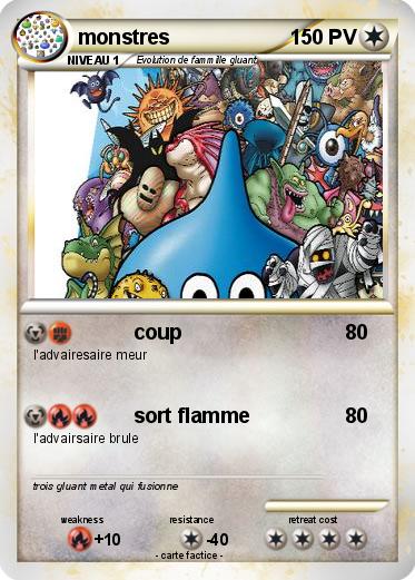 Pokemon monstres