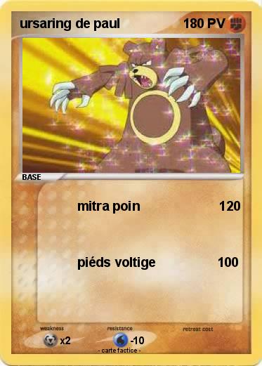 Pokemon ursaring de paul