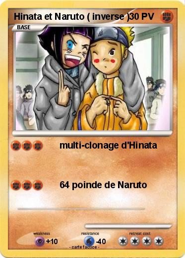 Pokemon Hinata et Naruto ( inverse )