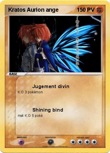 Pokemon Kratos Aurion ange 