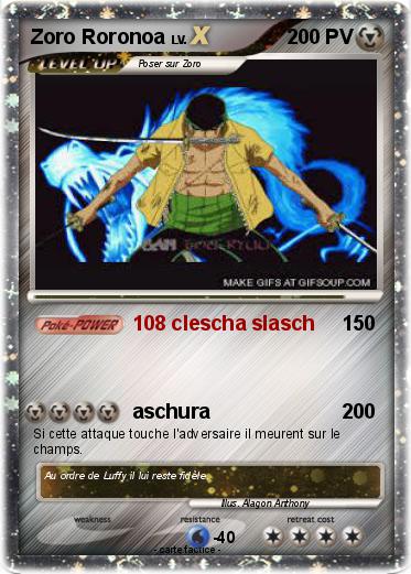 Pokemon Zoro Roronoa