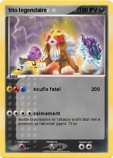 Pokemon trio legendaire