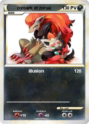 Pokemon zoroark et zorua