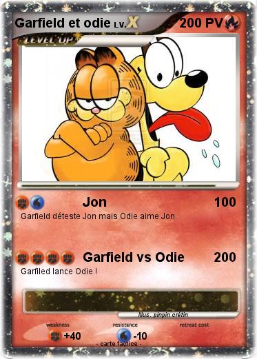Pokemon Garfield et odie