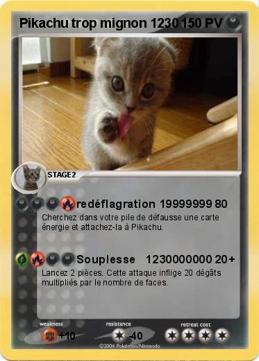 Pokemon Pikachu trop mignon 1230