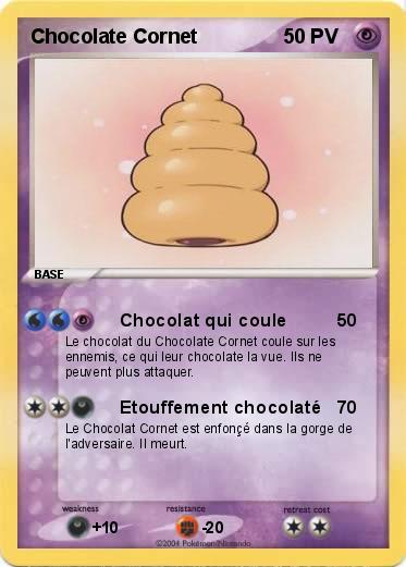 Pokemon Chocolate Cornet