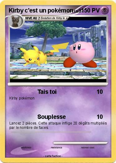 Pokemon Kirby c'est un pokémon