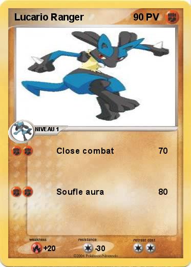 Pokemon Lucario Ranger