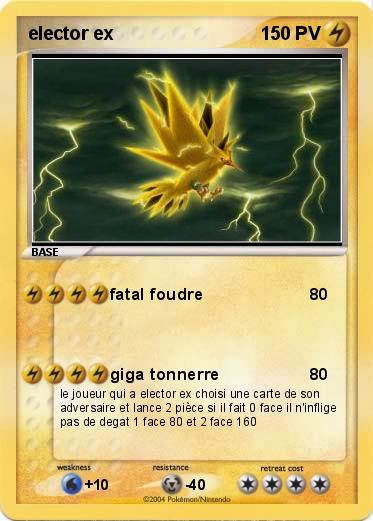 Pokemon elector ex