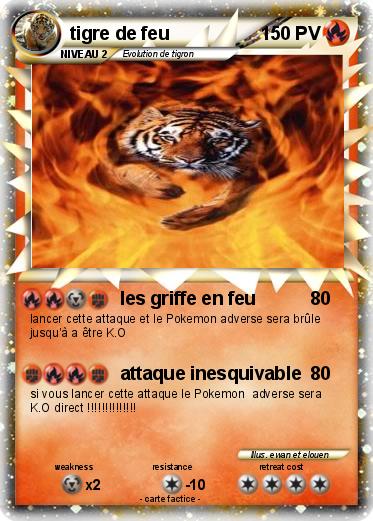 Pokemon tigre de feu