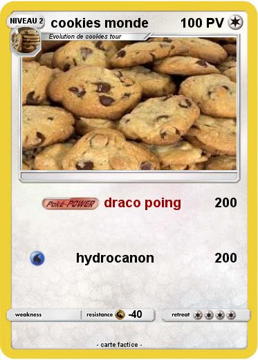 Pokemon cookies monde