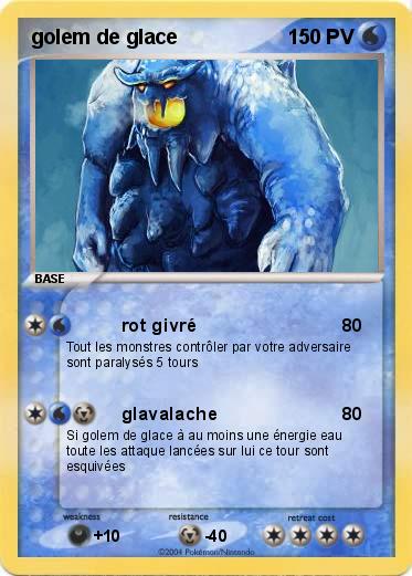 Pokemon golem de glace