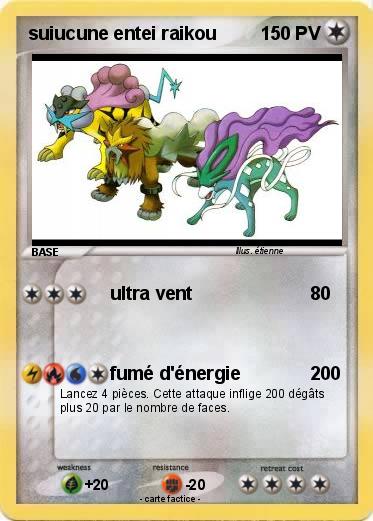 Pokemon suiucune entei raikou