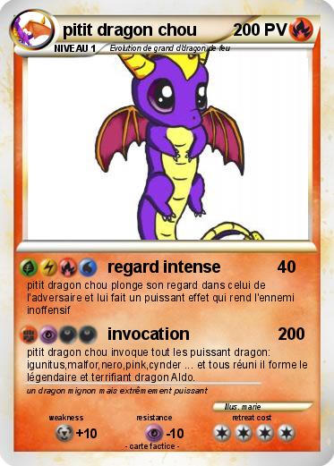 Pokemon pitit dragon chou