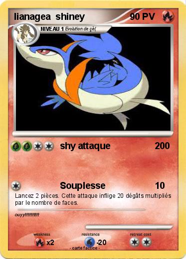Pokemon lianagea  shiney