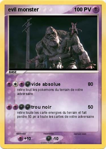 Pokemon evil monster
