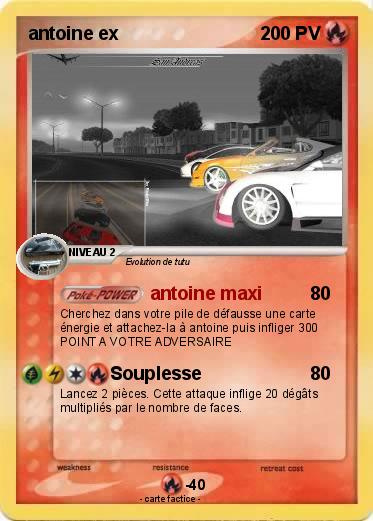 Pokemon antoine ex
