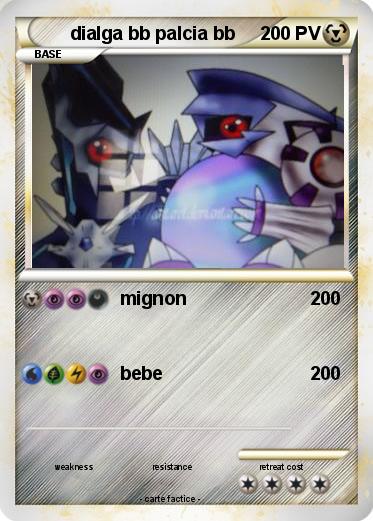Pokemon dialga bb palcia bb