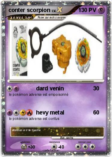 Pokemon conter scorpion