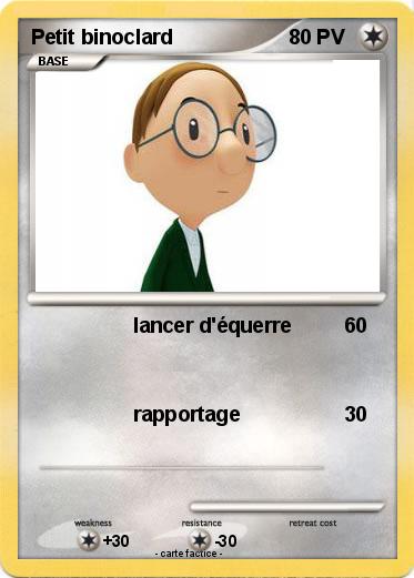 Pokemon Petit binoclard