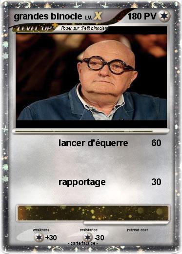 Pokemon grandes binocle