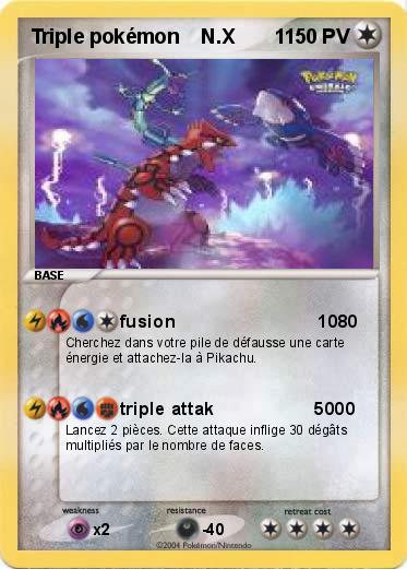 Pokemon Triple pokémon    N.X       1