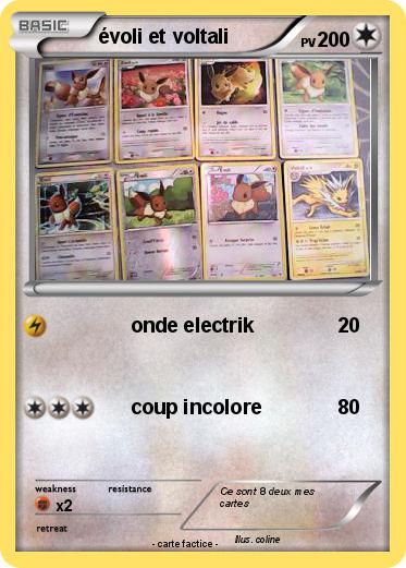 Pokemon évoli et voltali
