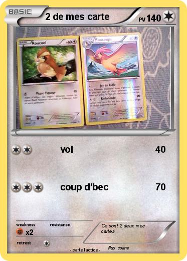 Pokemon 2 de mes carte