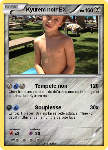 Pokemon Kyurem noir EX