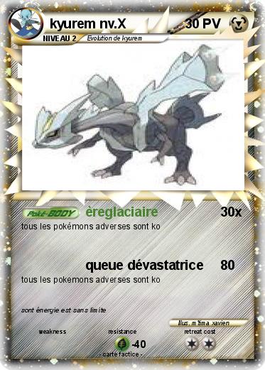 Pokemon kyurem nv.X