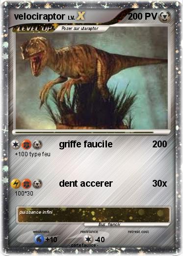 Pokemon velociraptor