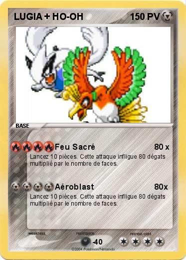Pokemon LUGIA + HO-OH
