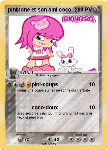 Pokemon pinipone et son ami coco