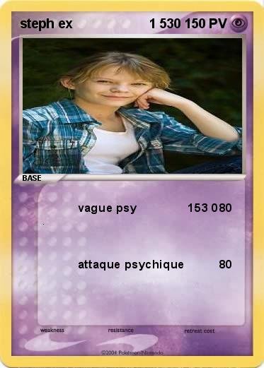 Pokemon steph ex                     1 530 