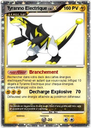 Pokemon Tyranno Electrique