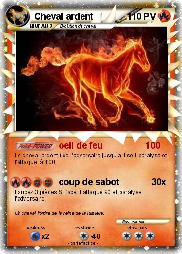 Pokemon Cheval ardent