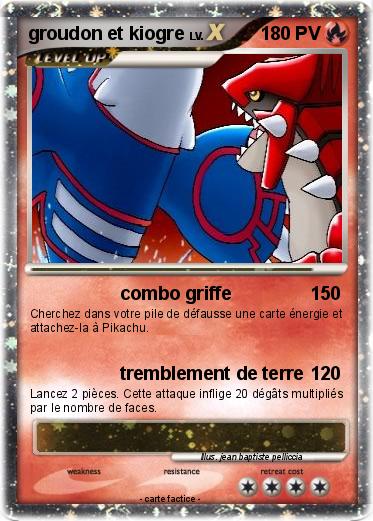 Pokemon groudon et kiogre