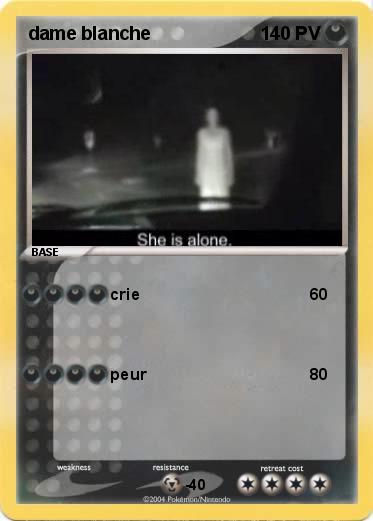Pokemon dame blanche