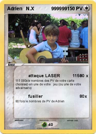 Pokemon Adrien   N.X             999999  