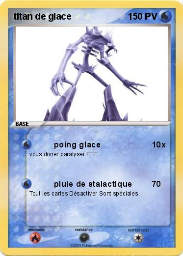 Pokemon titan de glace