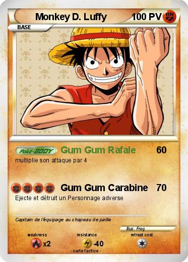 Pokemon Monkey D. Luffy
