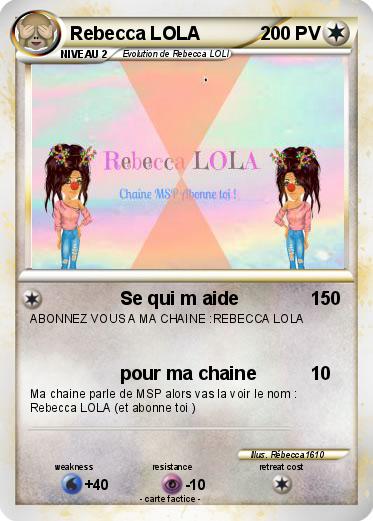 Pokemon Rebecca LOLA