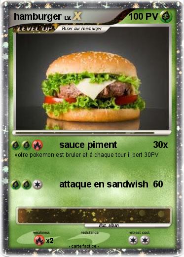 Pokemon hamburger
