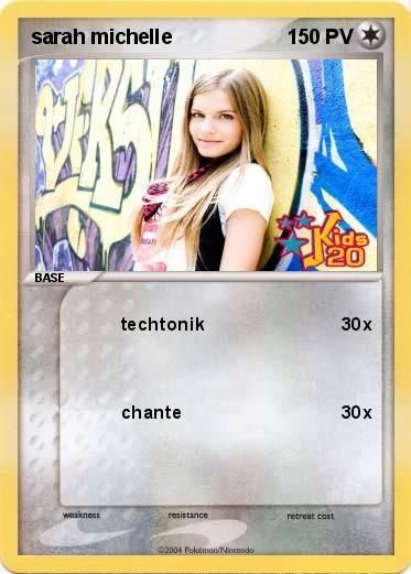 Pokemon sarah michelle