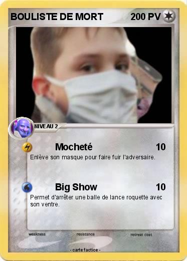 Pokemon BOULISTE DE MORT