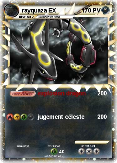 Pokemon rayquaza EX