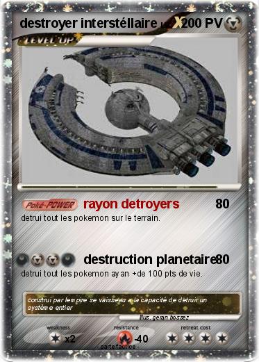 Pokemon destroyer interstéllaire