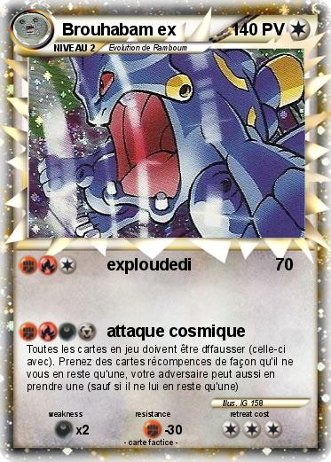 Pokemon Brouhabam ex