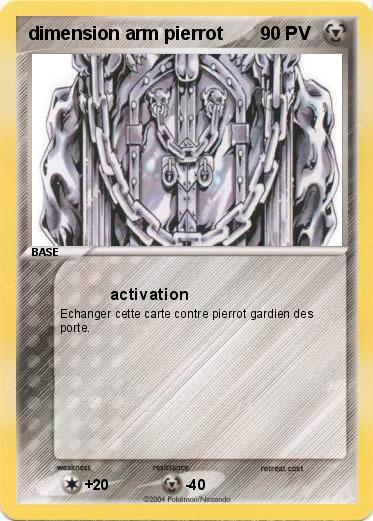 Pokemon dimension arm pierrot